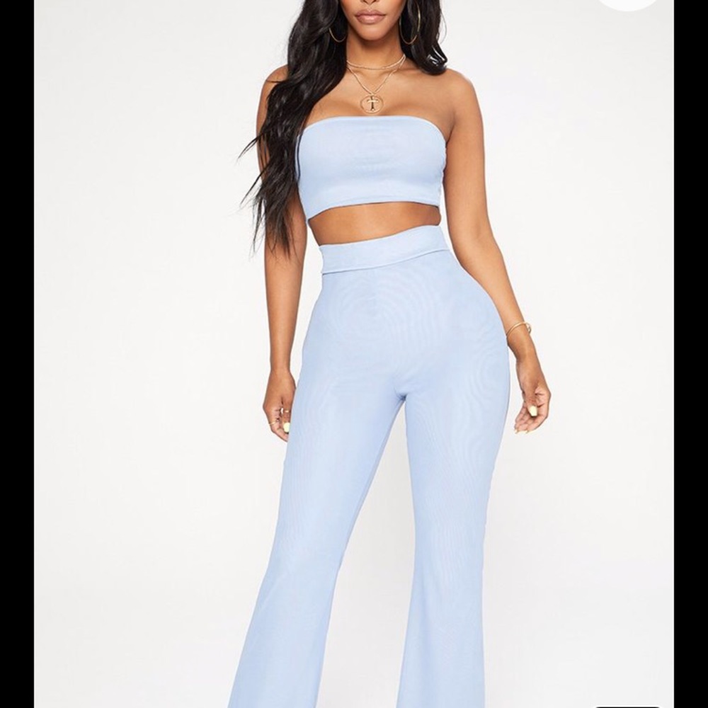 Never worn before light blue set